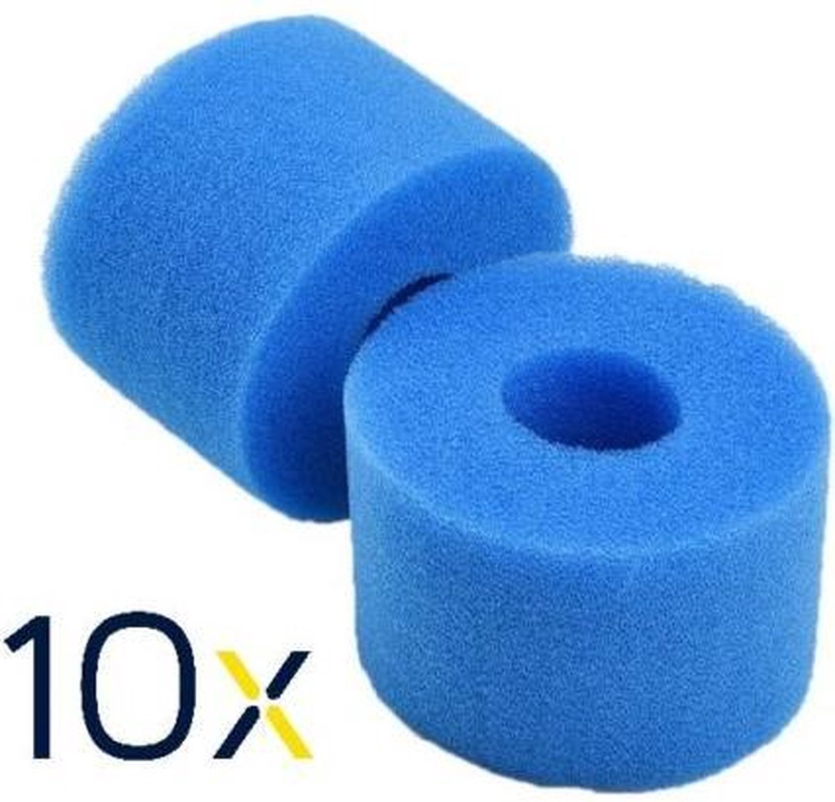 AQUASwan voordeelpakket | 10 x uitwasbare S1 / VI jacuzzi filters | Geschikt voor Intex jacuzzi & Lay-z-Spa | Filter S1 - Lay Z VI Filter | Jacuzzi filter | Filters jacuzzi | S1 filter | VI filter